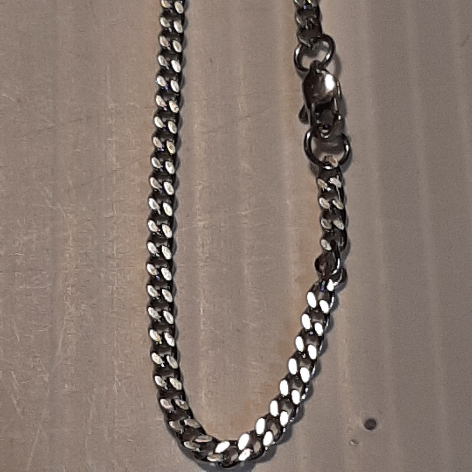 #14 BASEBALL FOOTBALL NUMBER Pendant Charm / 18″-24″ STAINLESS CHAIN NECKLACE