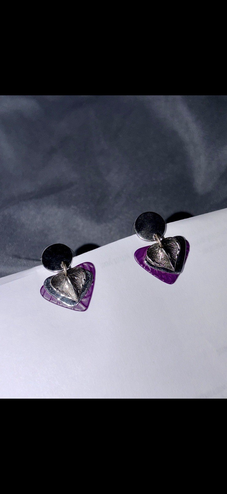 Woman’s Earrings Design By Jody Coyote Measuring 1 1/4 Inch