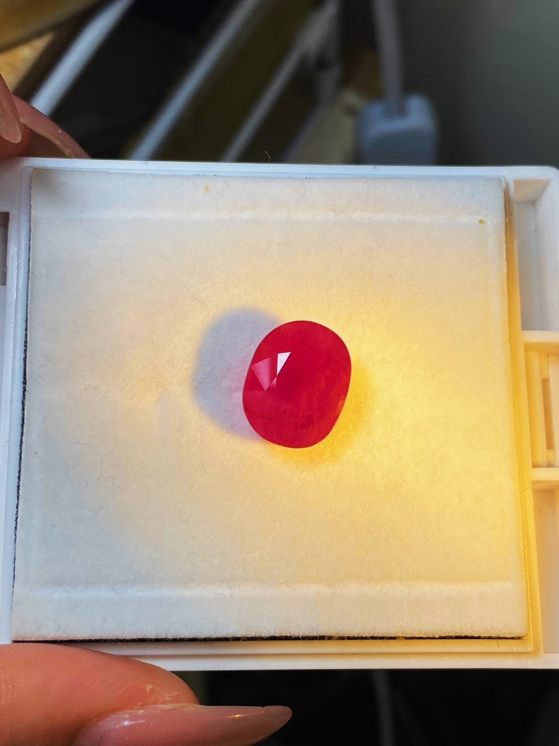 [jerseychou] Natural ruby 13.56 ct, Afghanistan, no heat , AIGS