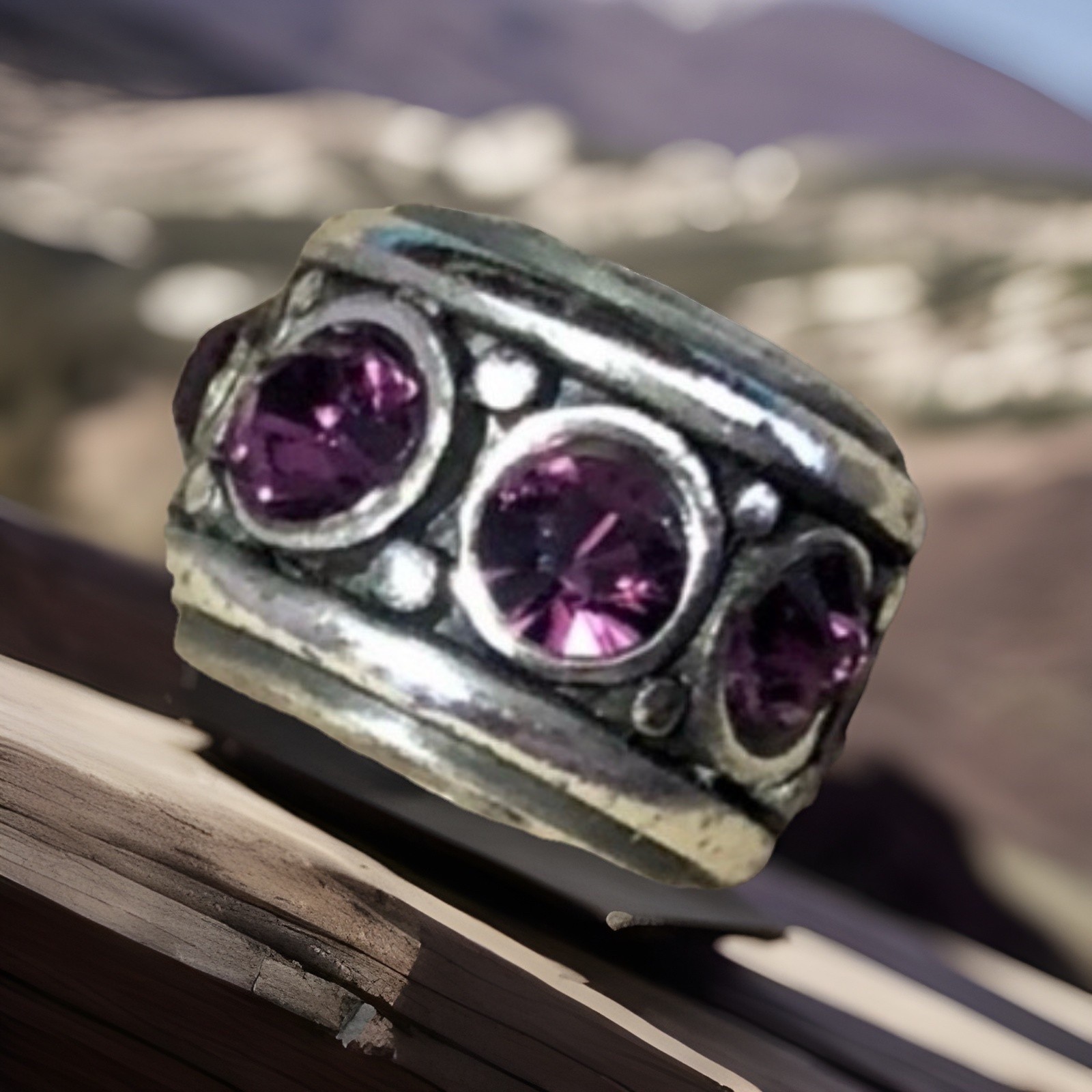 Brighton GLAM SPACER Amethyst NWOT List $13 J9289B Rare Find New!