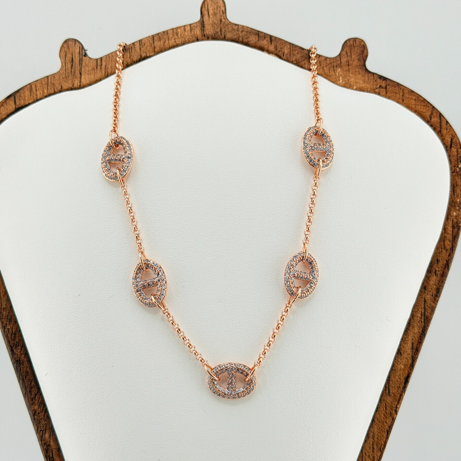 Bomb Party Necklace “Daylight Romance” NK85906 Lavender Topaz on Rose Gold