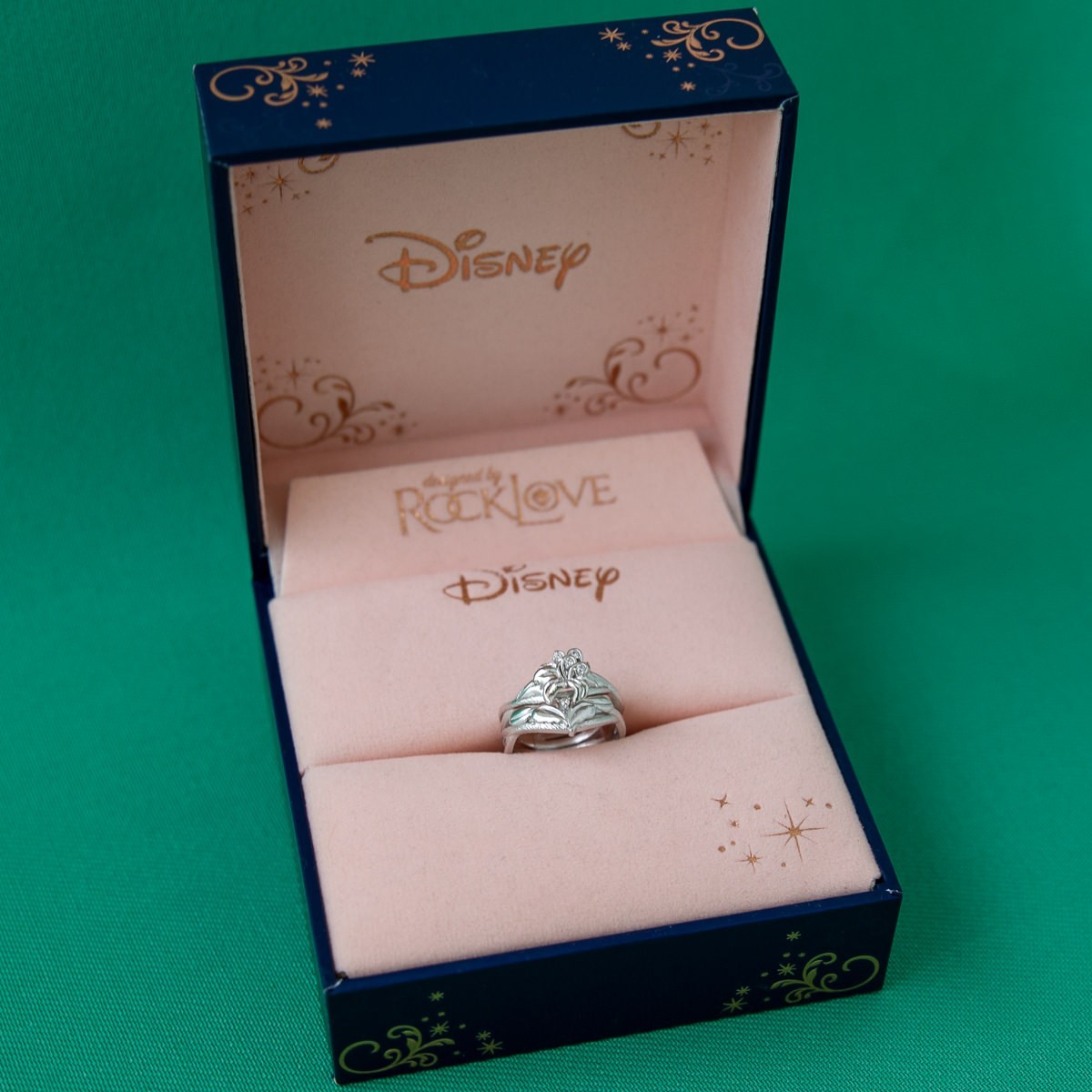 Disney X RockLove ‘Disney Tangled’ Rapunzel Sundrop Flower Stacker Rings Size 7