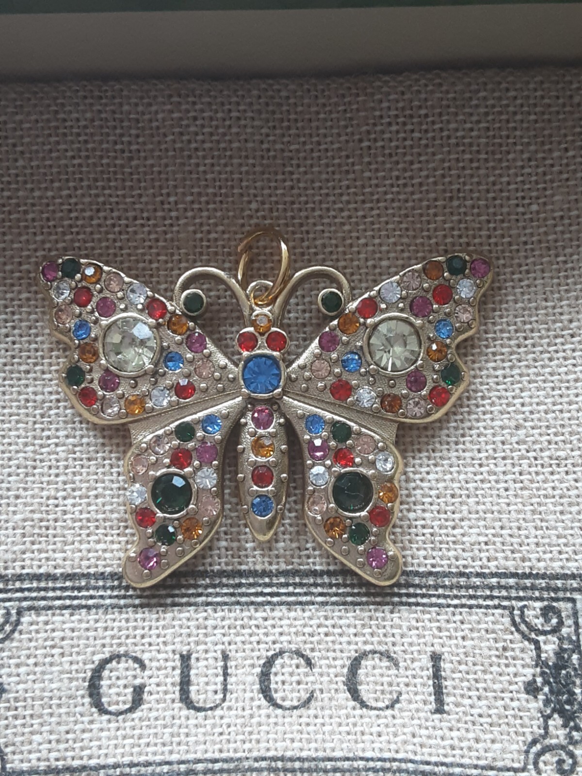 100% Gucci Pendant butterfly