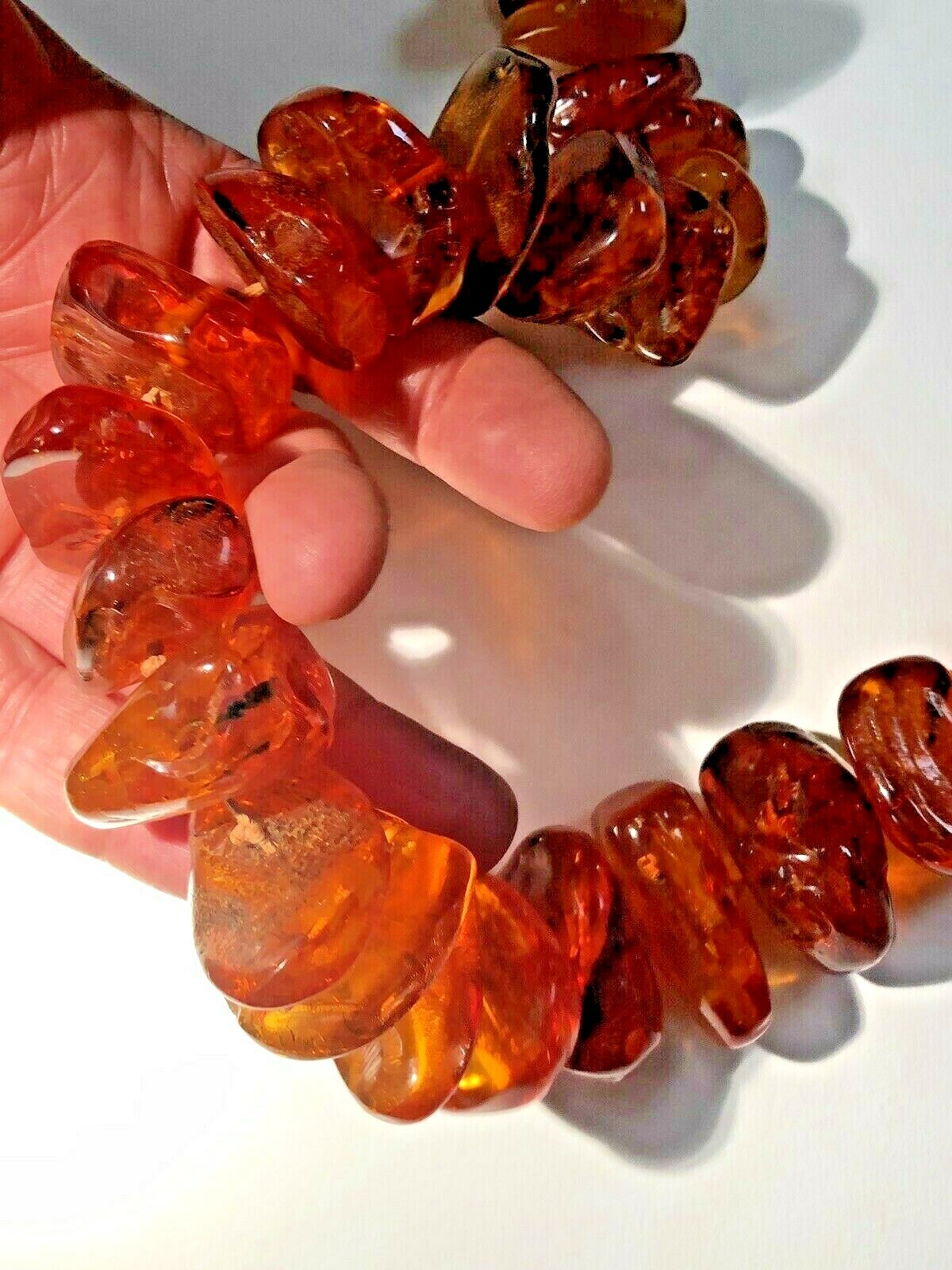 Baltic Amber Necklace, 71 cm or 28″ in length, 289 grams or 10.2 oz in weight