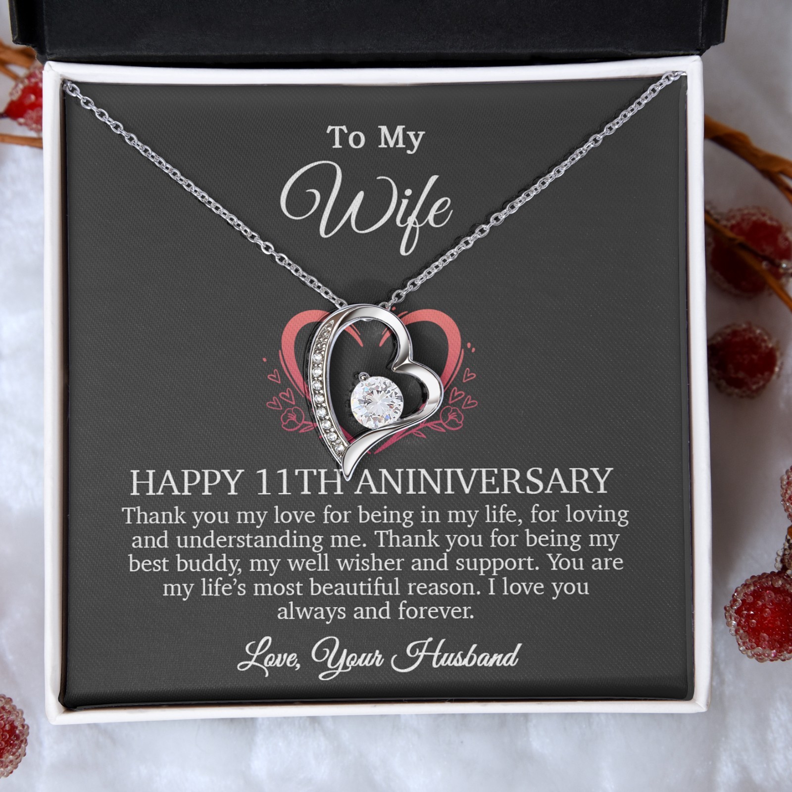 11th Anniversary Gift For Wife, 11 Year Anniversary Gifts, 11th Wedding Annivers