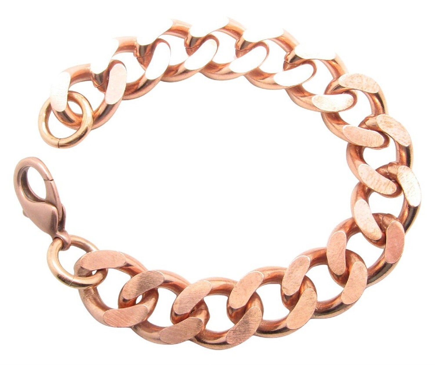 Solid Copper 5/8 of an inch wide – Men’s 9 Inch Link Bracelet CB639G.