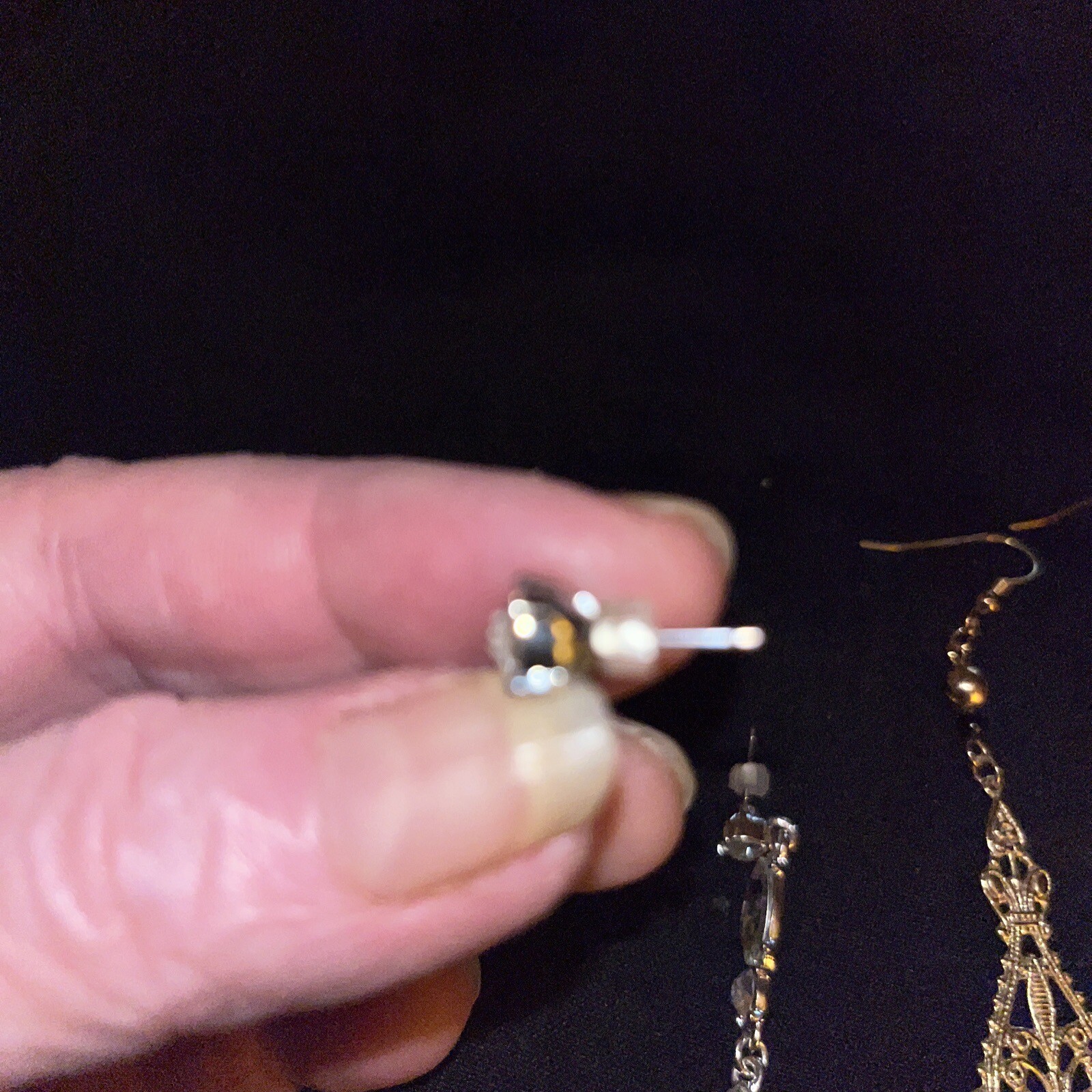 2 Pair Of Long Hanging Earrings-NWOT