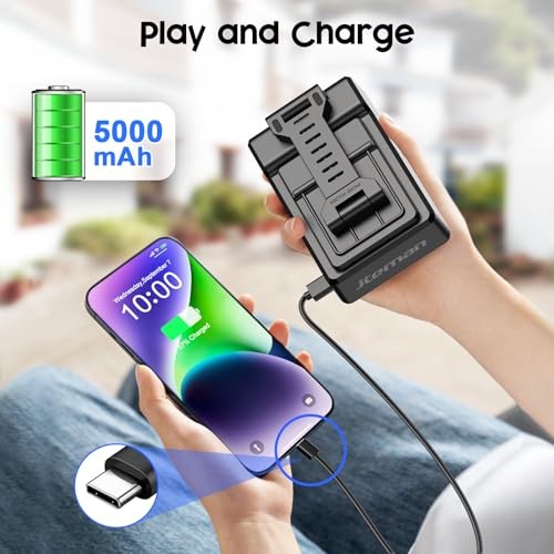 Gifts for Men Women,Adjustable Cell Phone Stand with Bluetooth Speaker Black