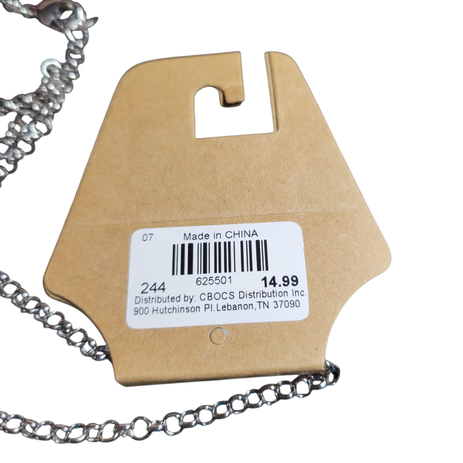 Cracker Barrel Ornate Silver Double Pendant 17″ Long Chain Necklace #N244 NWT