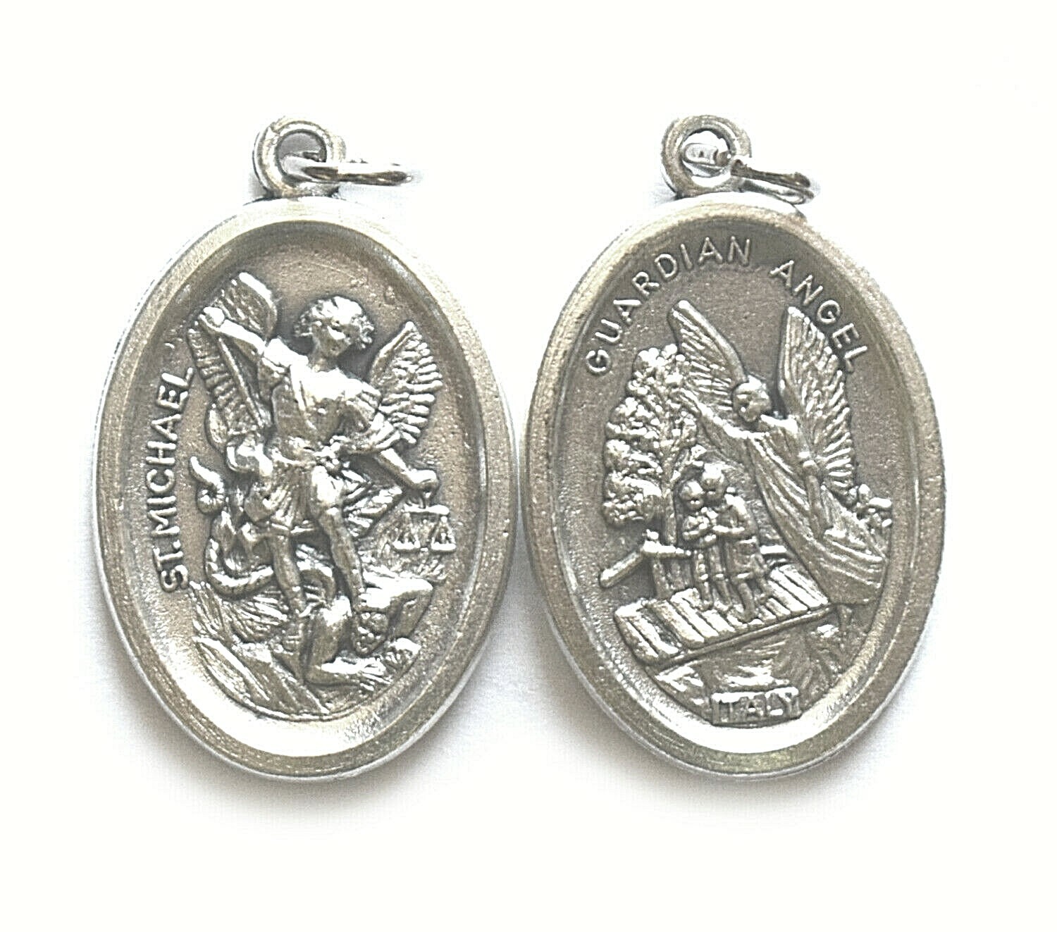 20 Pcs Lot Vintage St. Michael Jude Christopher Benedict Medal Pendant Charm
