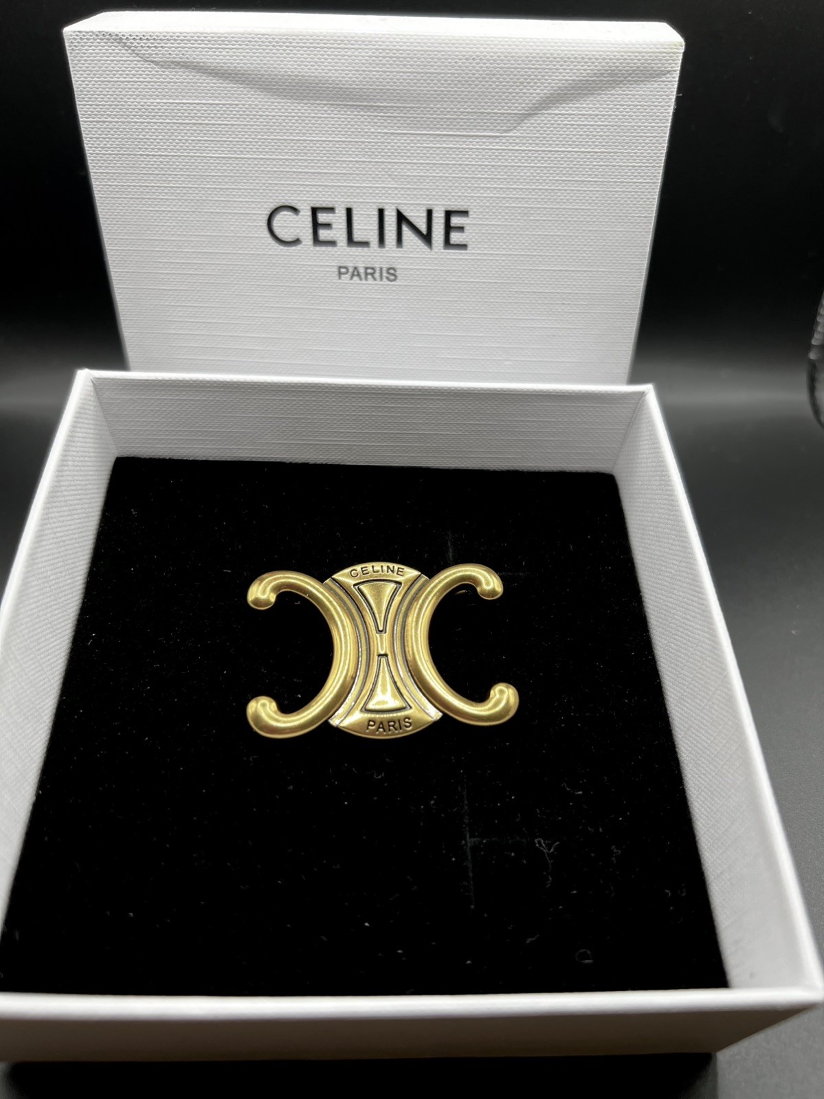 Luxury Quality Designer CELINE PARÍS Brooch. Celine pin