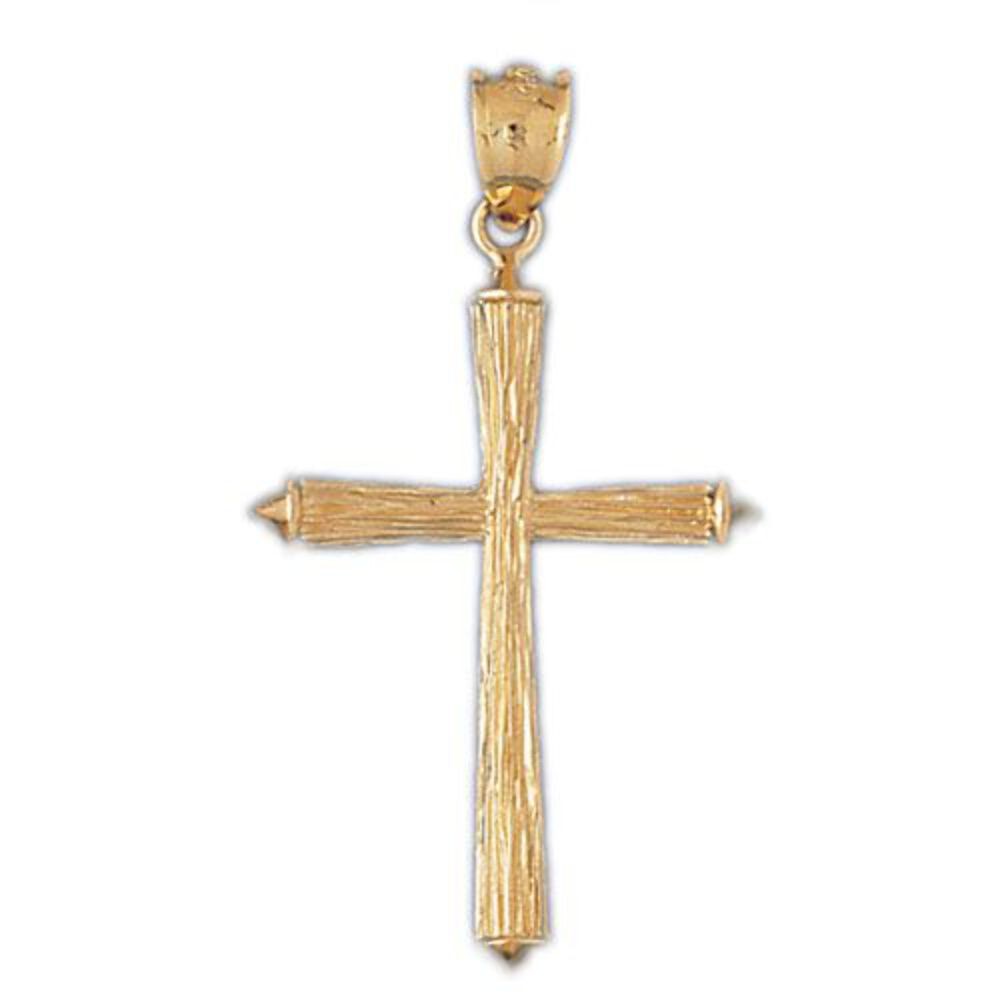 Cross Charm Pendant 14k Gold (3 Grams)
