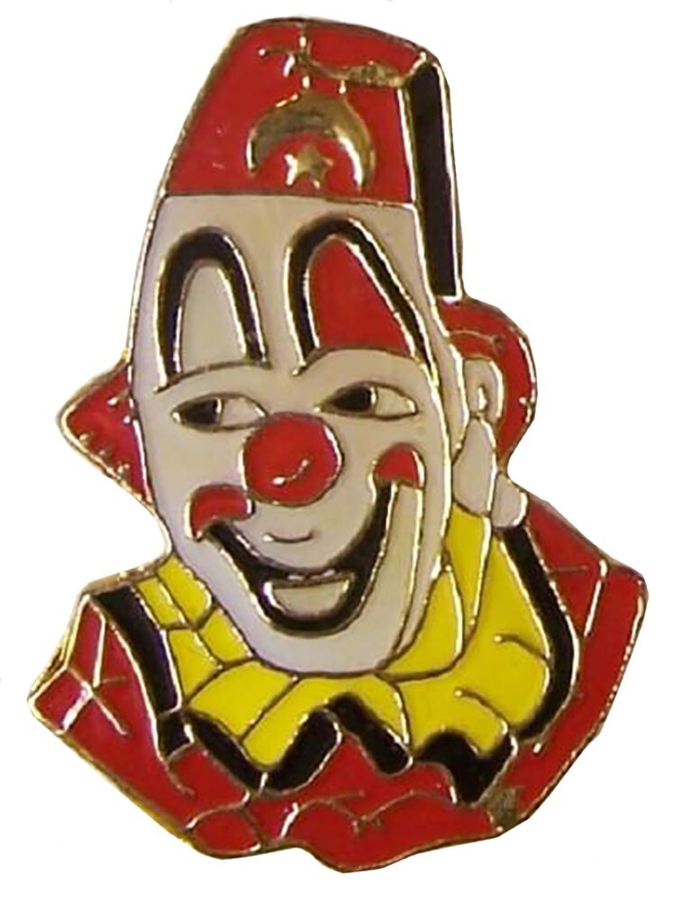 Pack of 50 Clown Head Bike Motorcycle Hat Cap Lapel Pin HP747