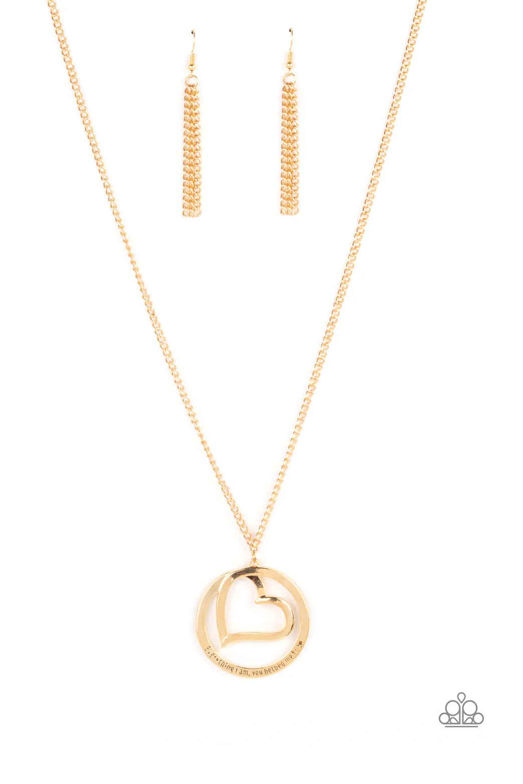 Paparazzi POSITIVELY PERFECT gold necklace