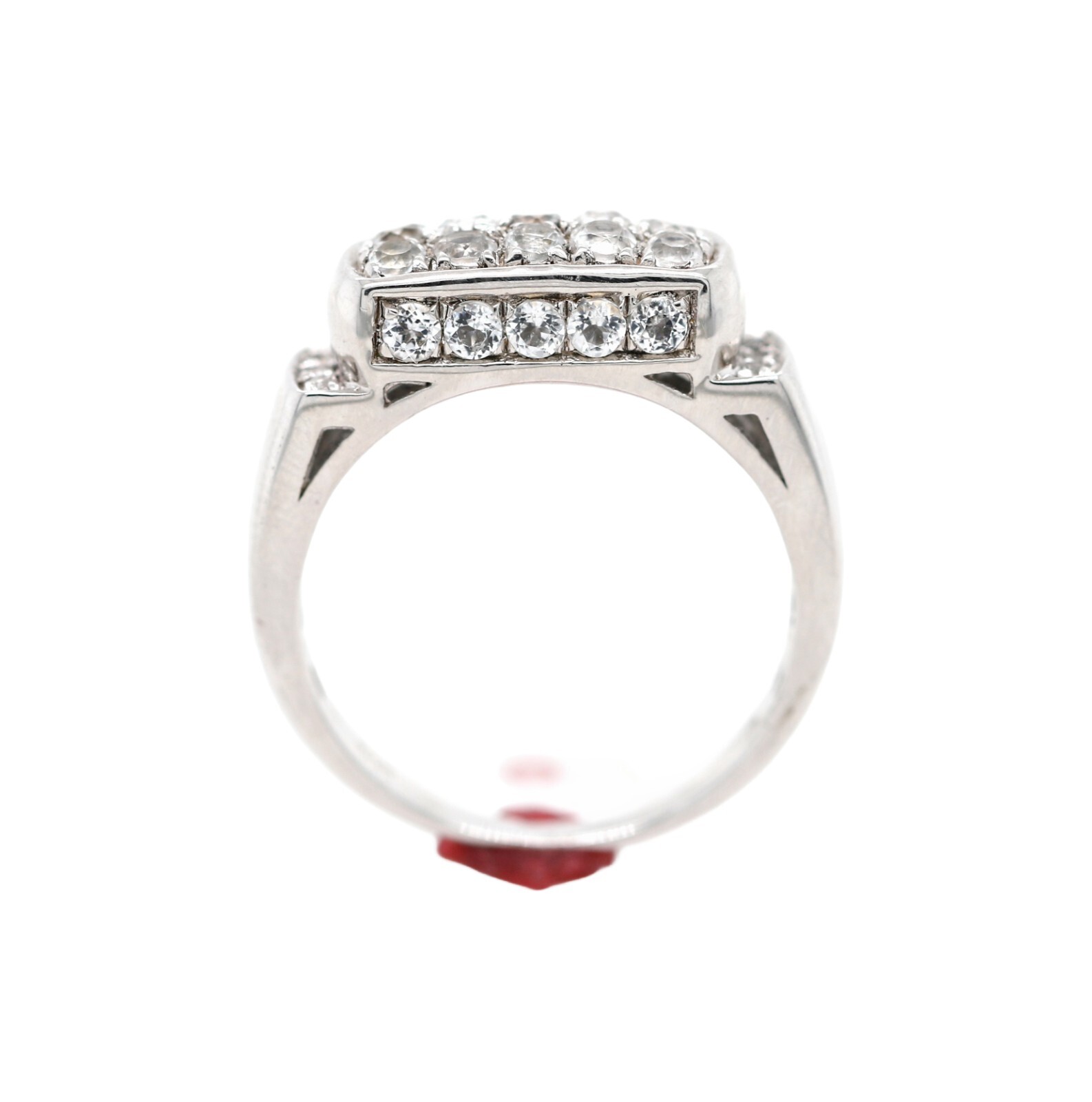 925 SS White Topaz Ring (1.09 cts)