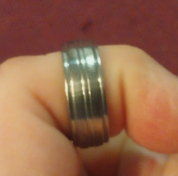 Lot of 3 Titanium rings size varies great condition