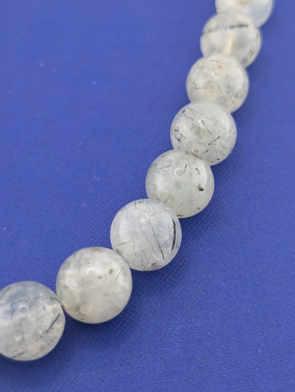 SS Rutilated Prehnite with Epidote and Tourmaline (schorl) – 120.3g