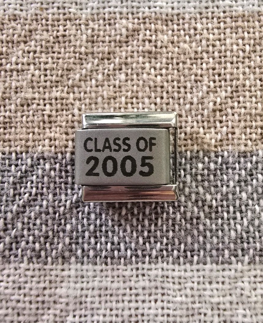 “Class Of 2005” Italian Modular Charm 9mm FREE SHIPPING!!
