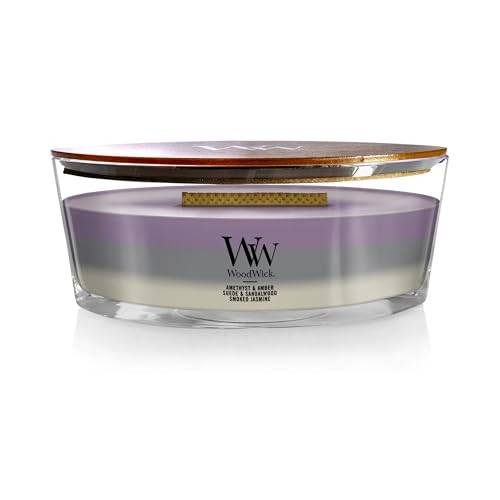 WoodWick Amethyst & Amber Gifts for Women and Men, 16 oz Ellipse Amethyst Sky