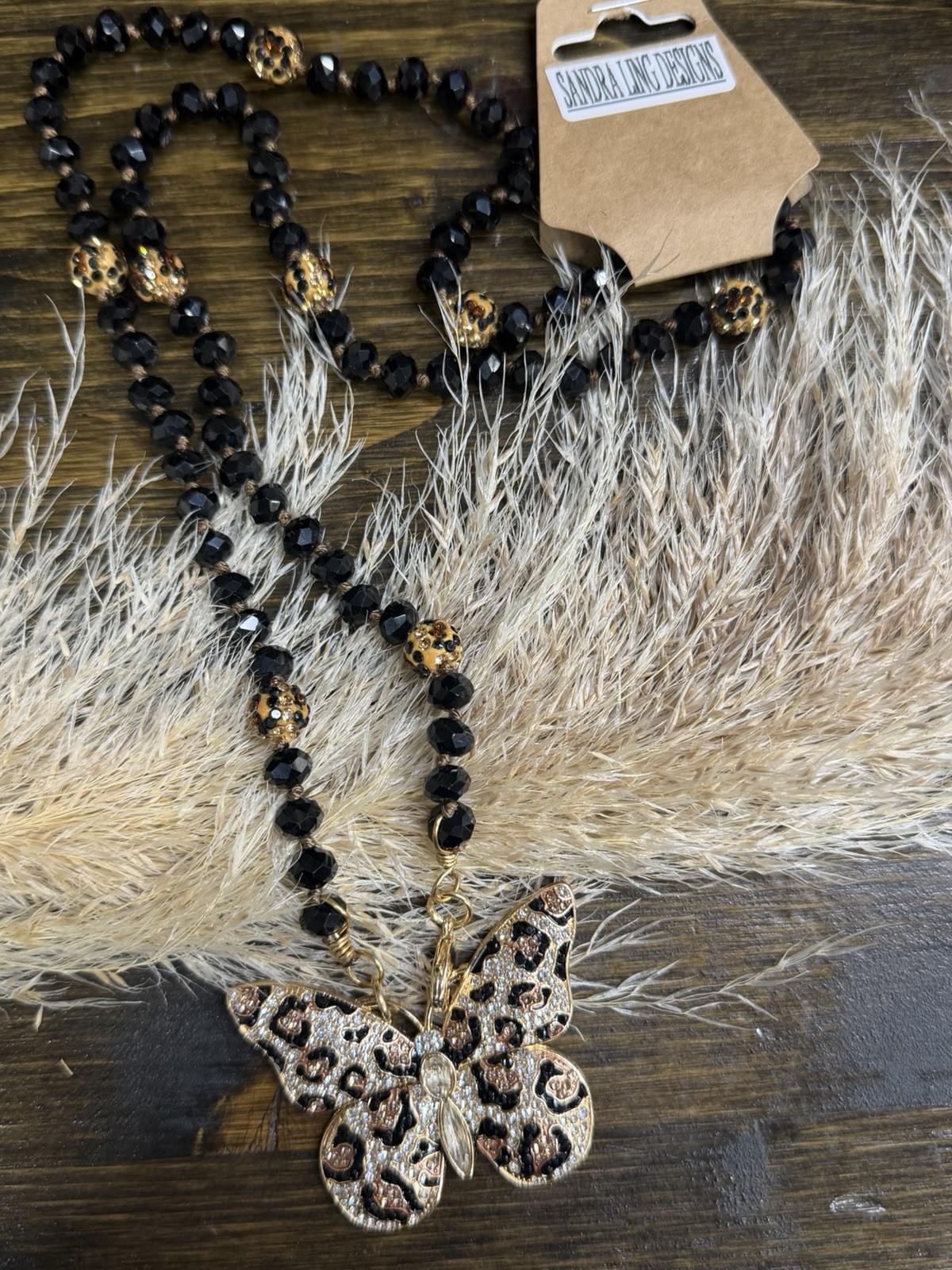 NWT – Sandra Ling Butterfly Necklace
