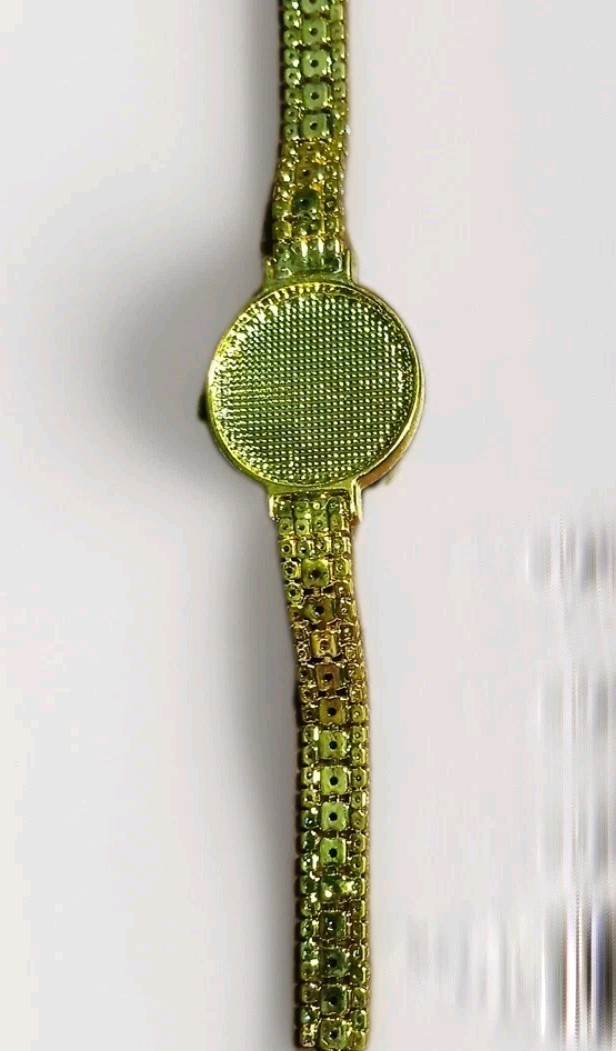Elegant Round Glass Sunflower Bracelet Synthetic Zirconia, Gemstones, Goldtone