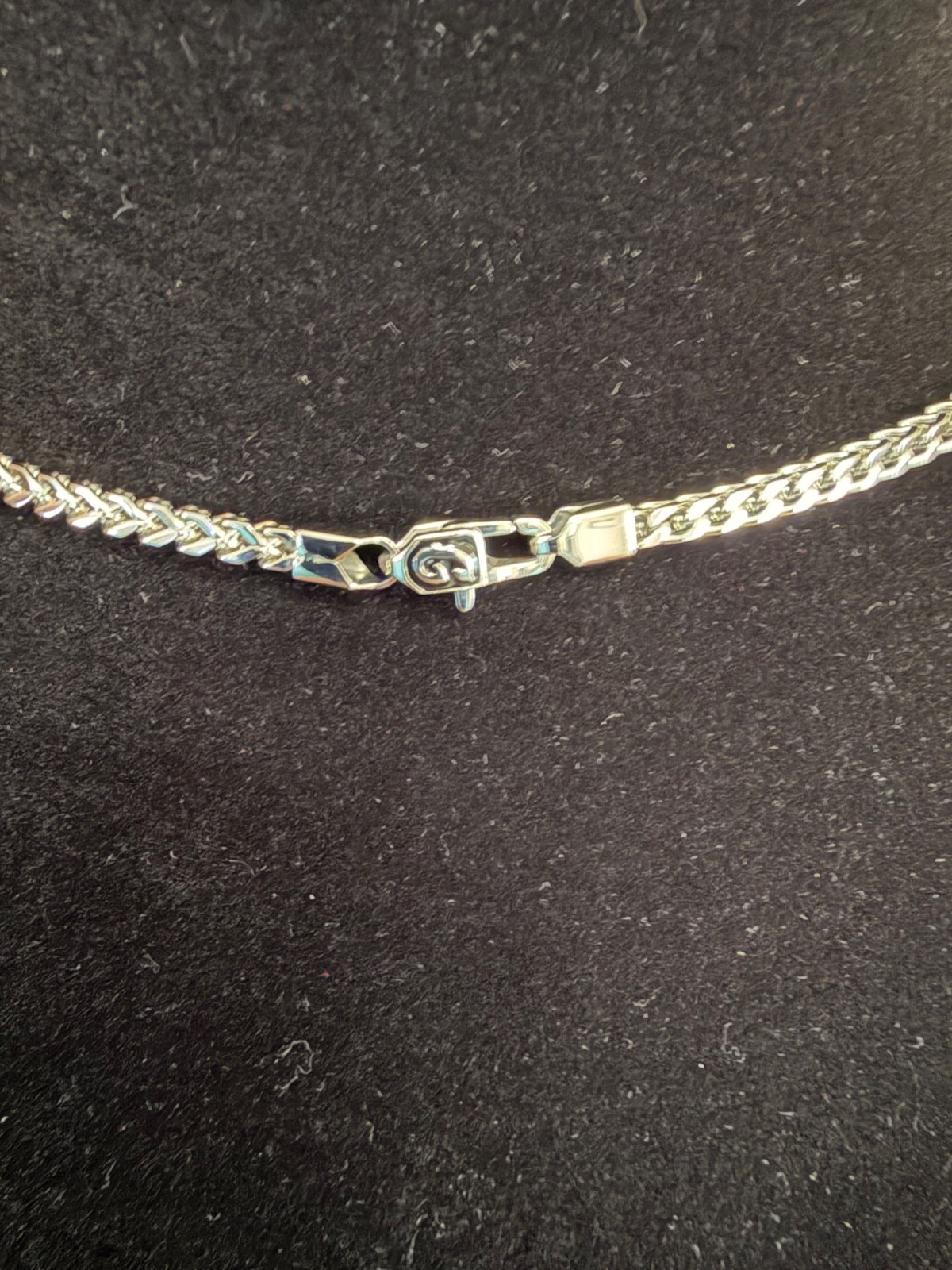 20″ GLD Franco Chain Necklace for Men and Women – White Gold Plated 3MM 16GMS
