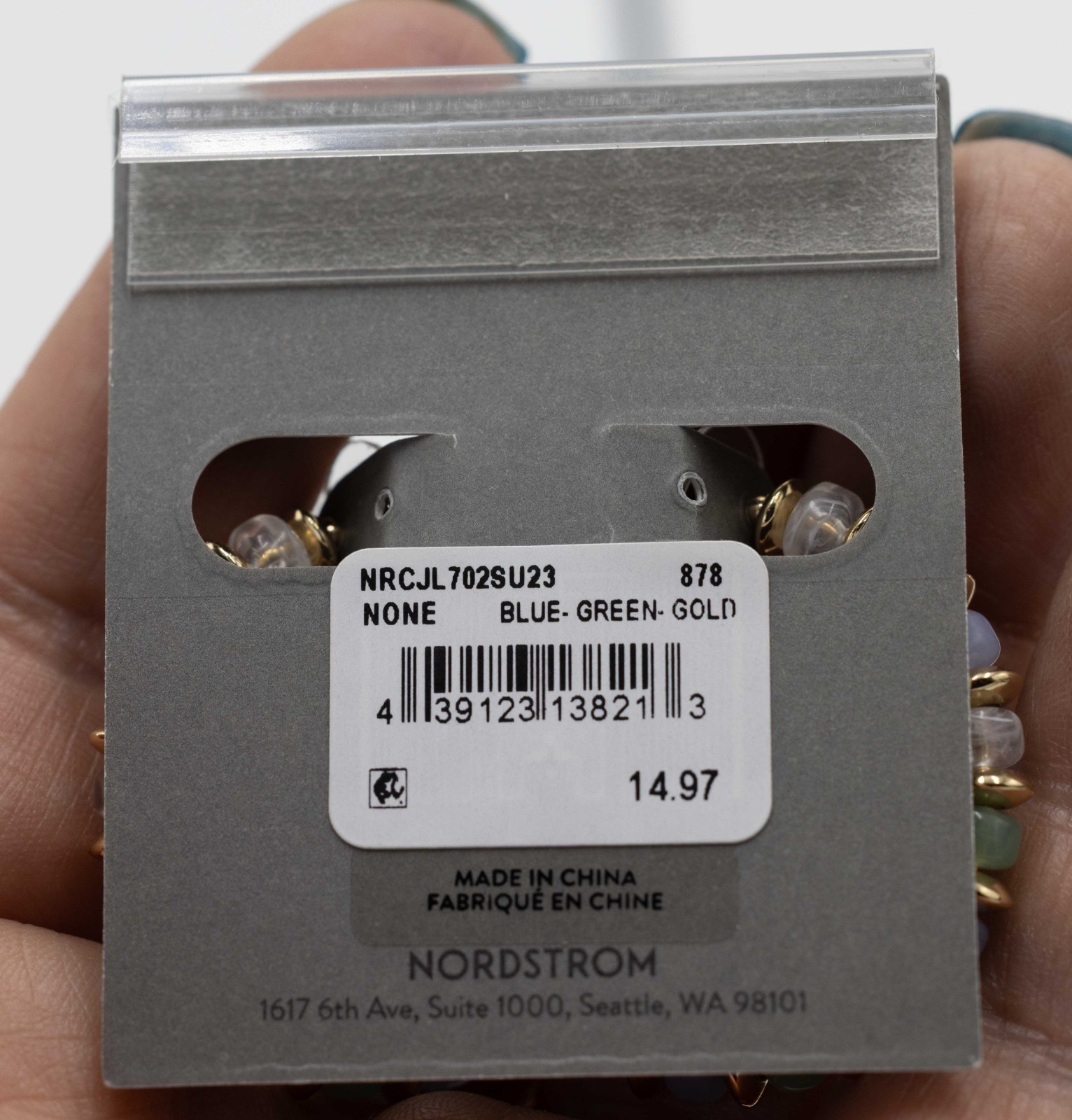 NORDSTROM RACK Gold-tone Nickel Free Hoop Earrings NWT 439123138213