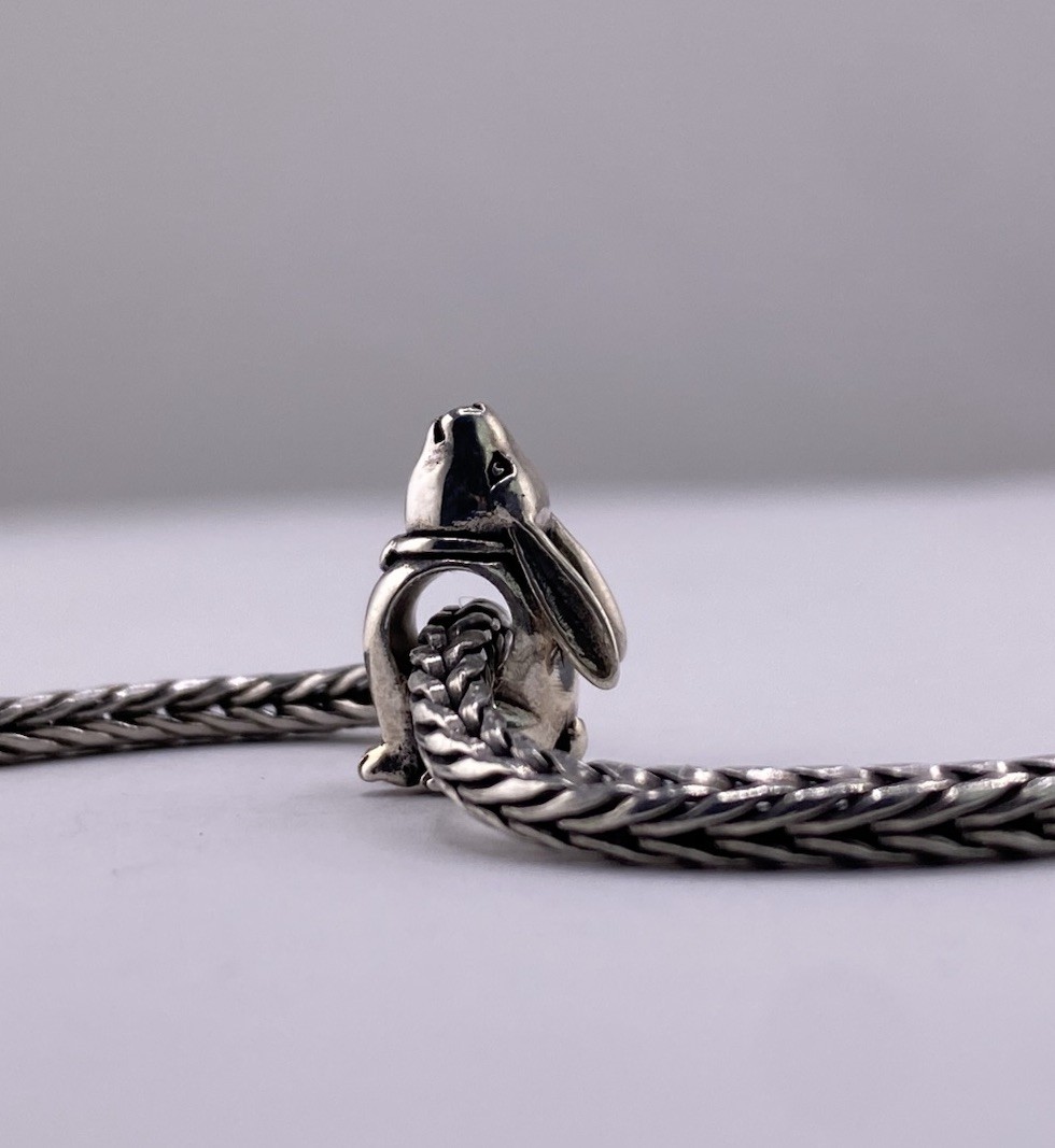 Redbalifrog Moon Gazing Rabbit Charm Bead New