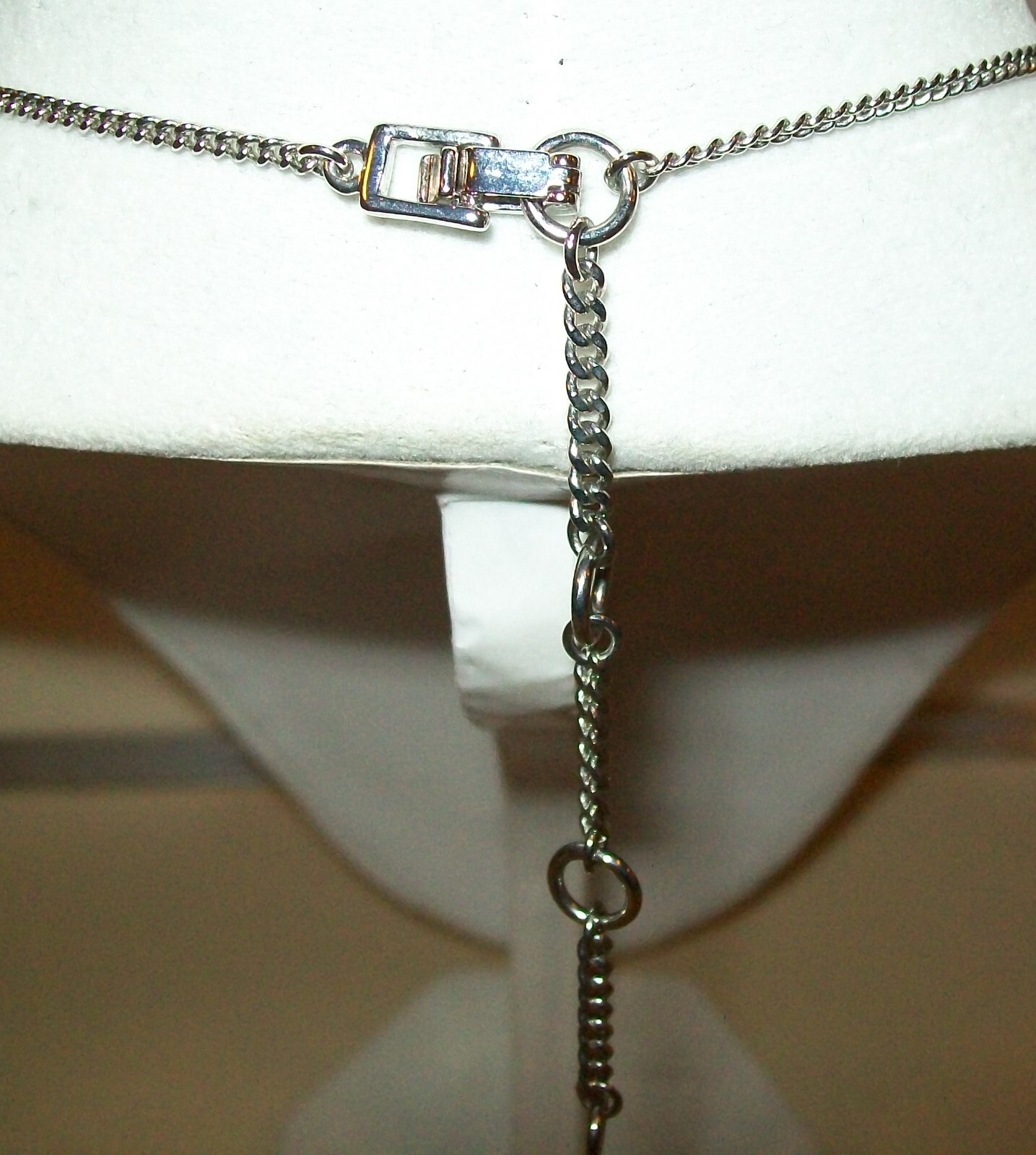 Signed Givenchy Crystal Statement Necklace 16″ w 3″ Extender