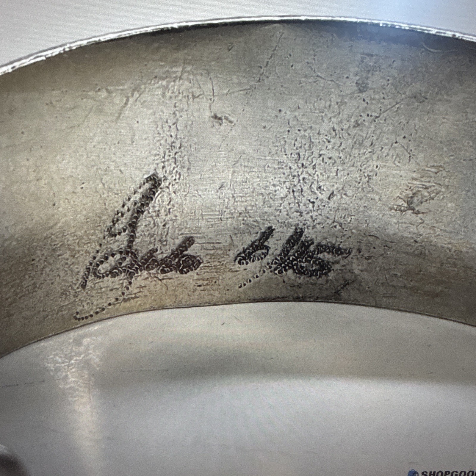 Paul Sazbo Sr. Silver 925/14K Gold Accent Running Horses Cuff Bracelet 43.83g