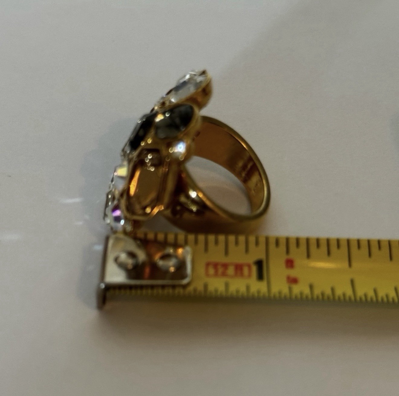 St. John Multi Gem Chunky Cocktail Ring