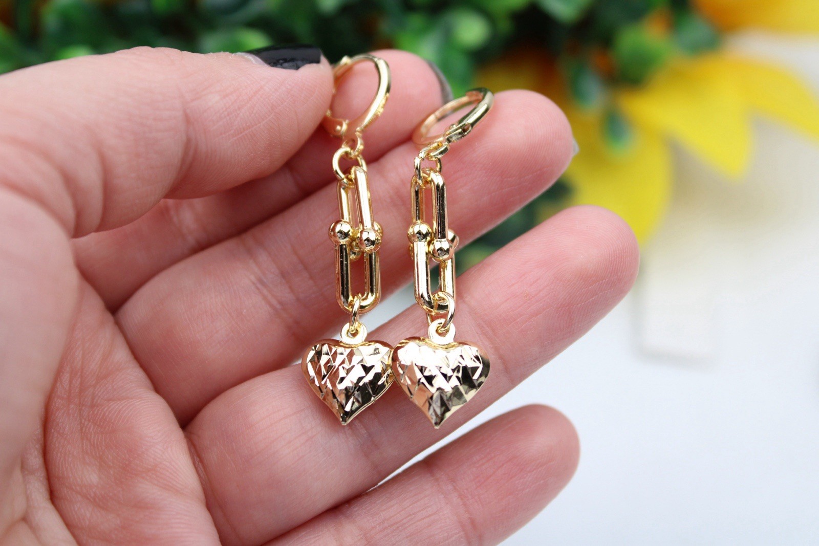High Quality gold plated earrings/ Aretes En Oro Laminado De Buena Calidad