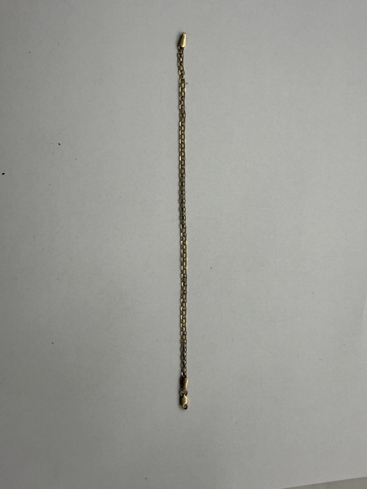 Yellow Gold Bracelet 7″ Dainty 14kt For Repair Woman 2.12 Grams