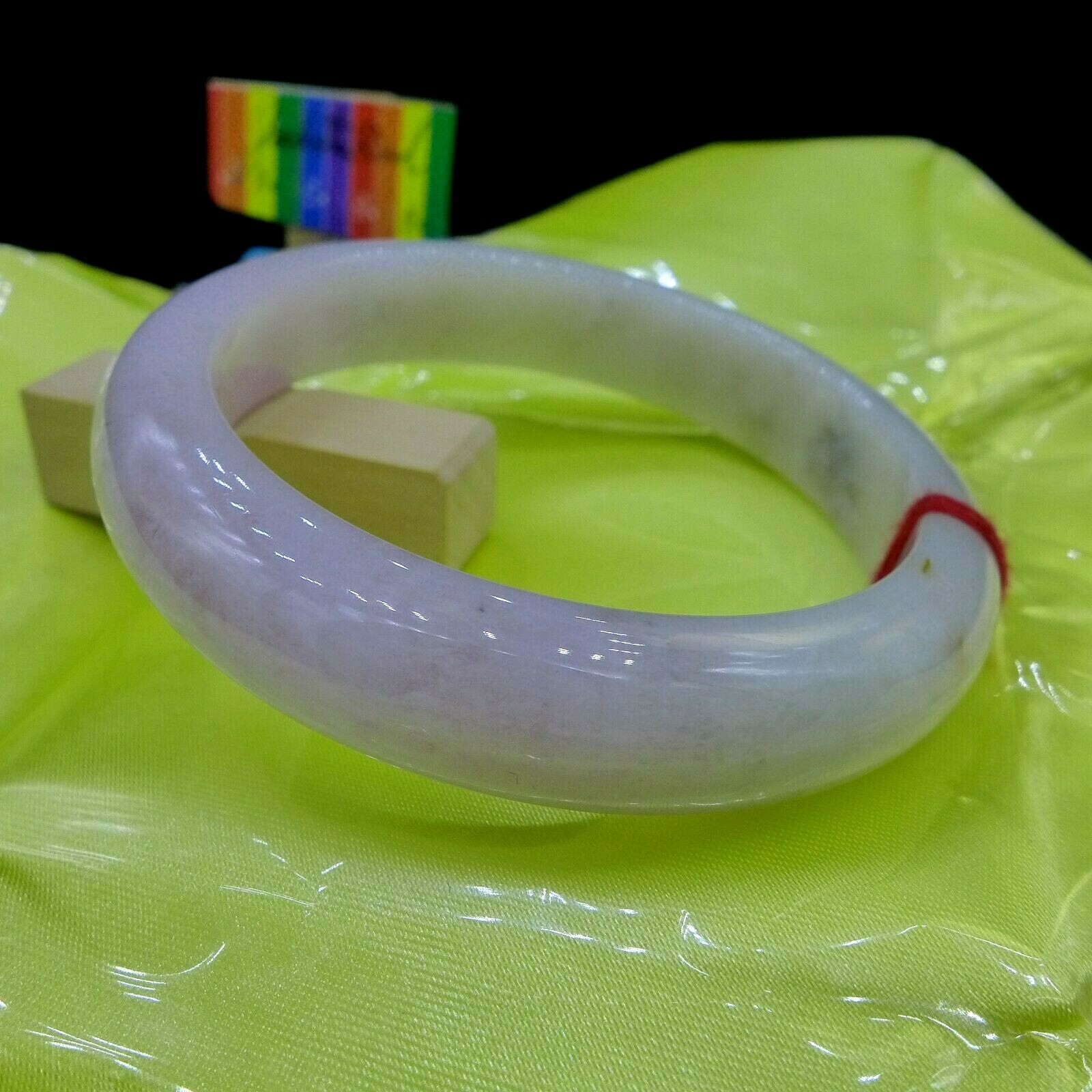 【JadeiteBird】59mm Certified 100% Natural Grade A Jadeite Jade Bangle Bracelet
