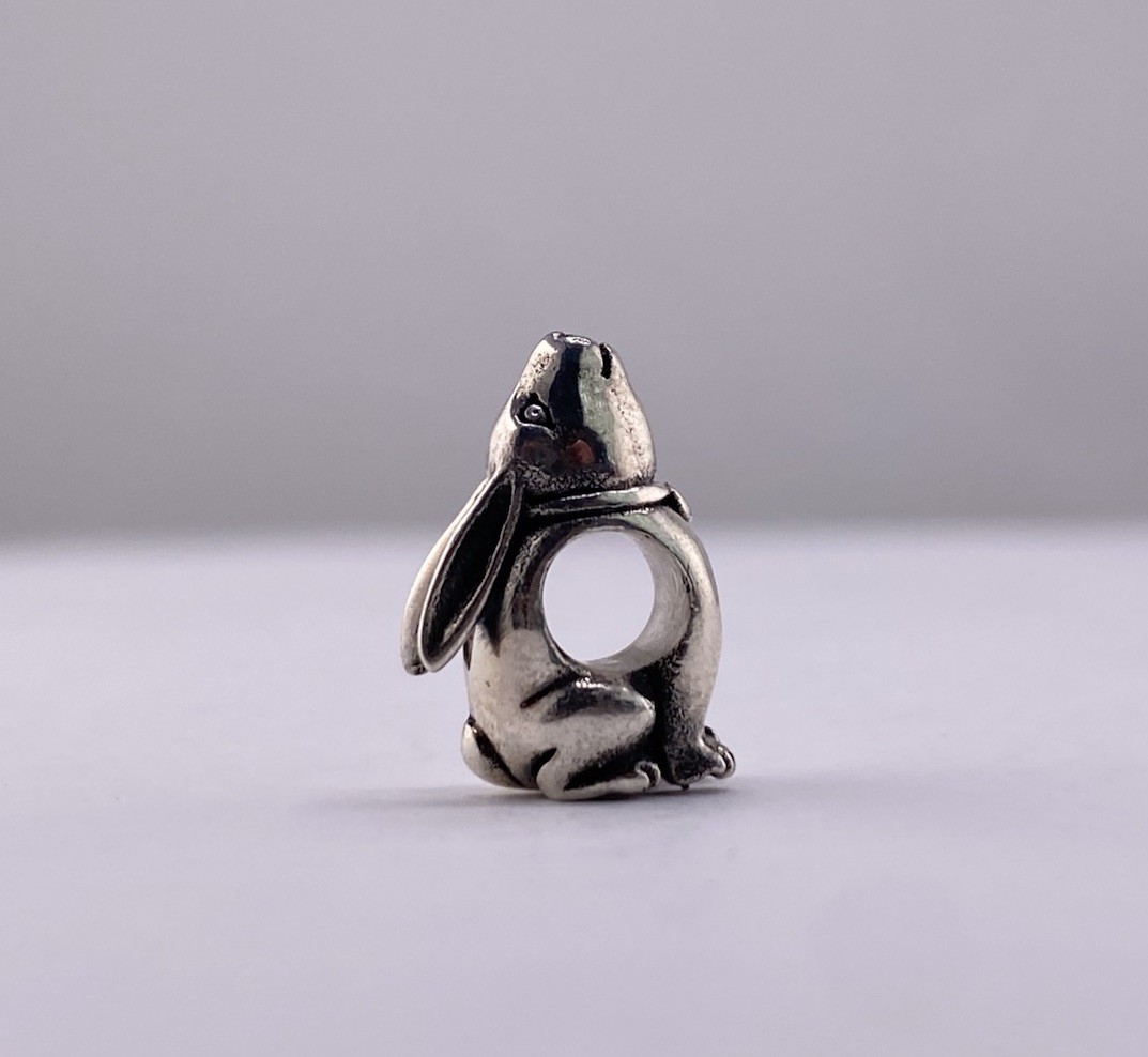 Redbalifrog Moon Gazing Rabbit Charm Bead New