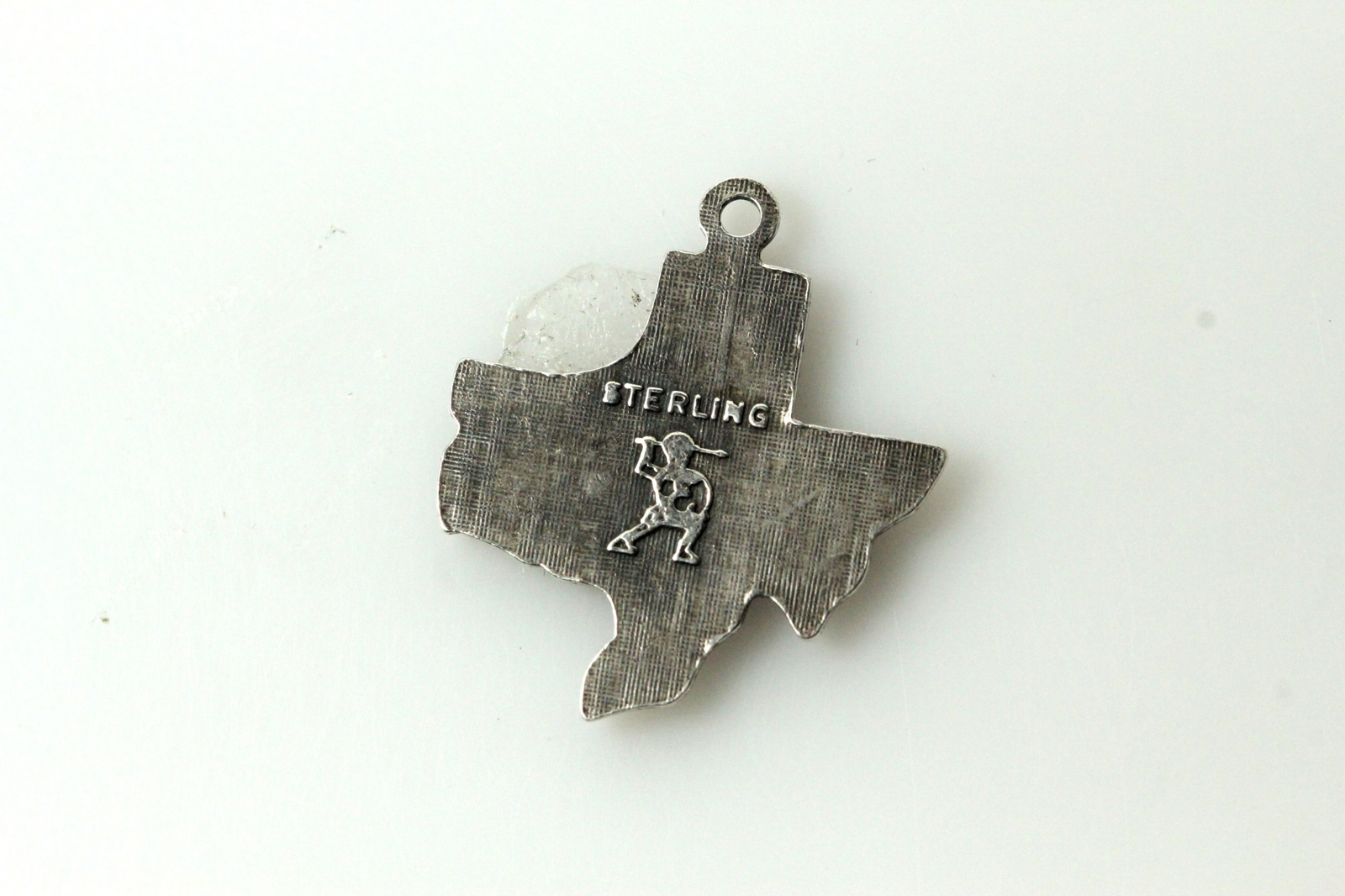 925 Sterling Silver Texas State Shape Pendant 1.7 Grams (PEN6828)