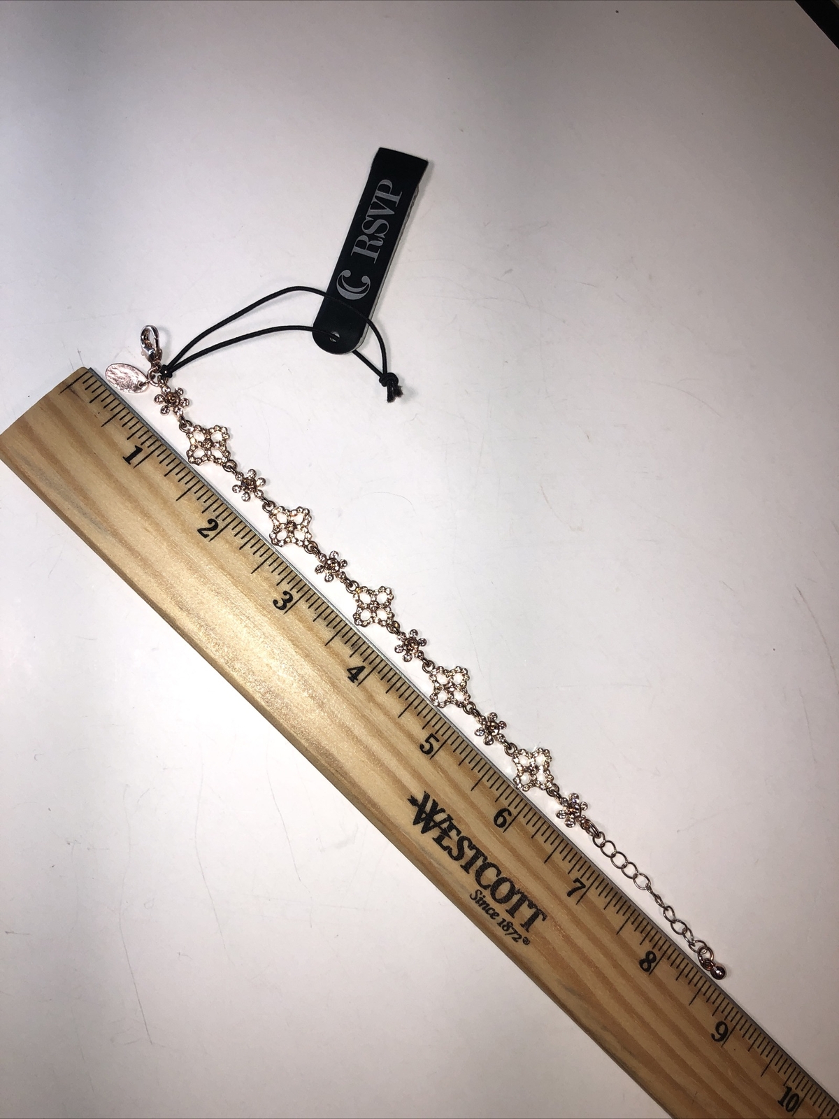 Rose Gold Tone Bracelet RSVP 6.5 – 8.5 Inches Brand New With Tags