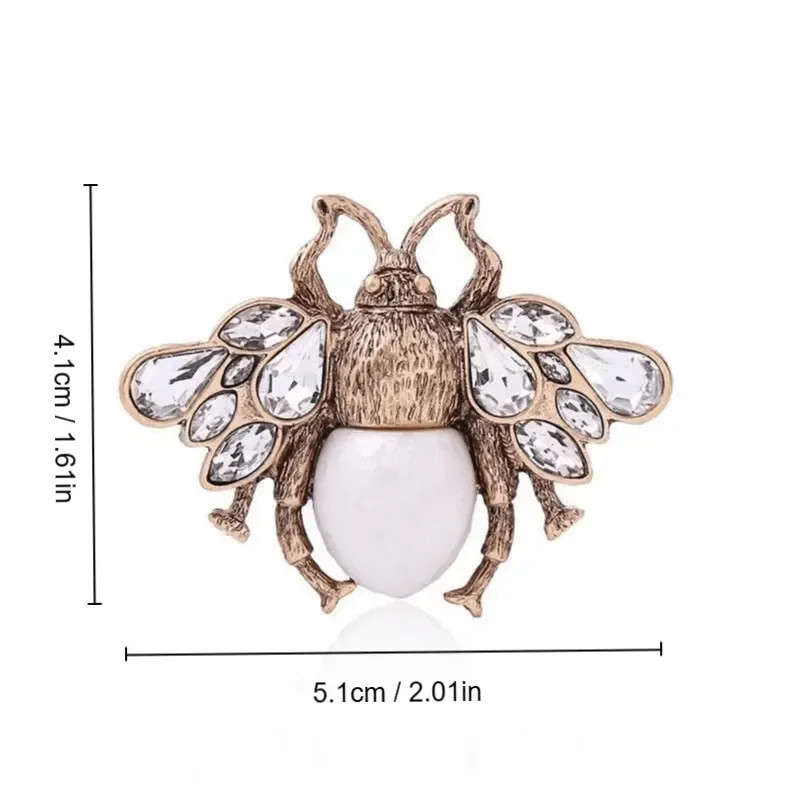 Women Men Unisex Bee Lover Brooch Fashion Bees Animals Pins Badge Jewelry
