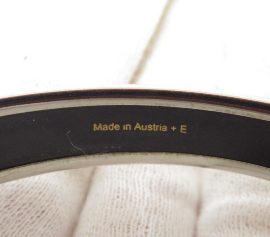 Authentic Hermes Emaille PM Bracelet Bangle A#48756