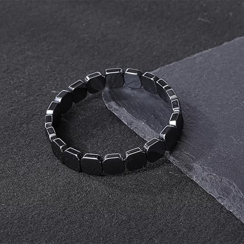 2× Hemys Hematite Bracelet for Men, 2026 New Hemios bracelet Male Energy Jewelry
