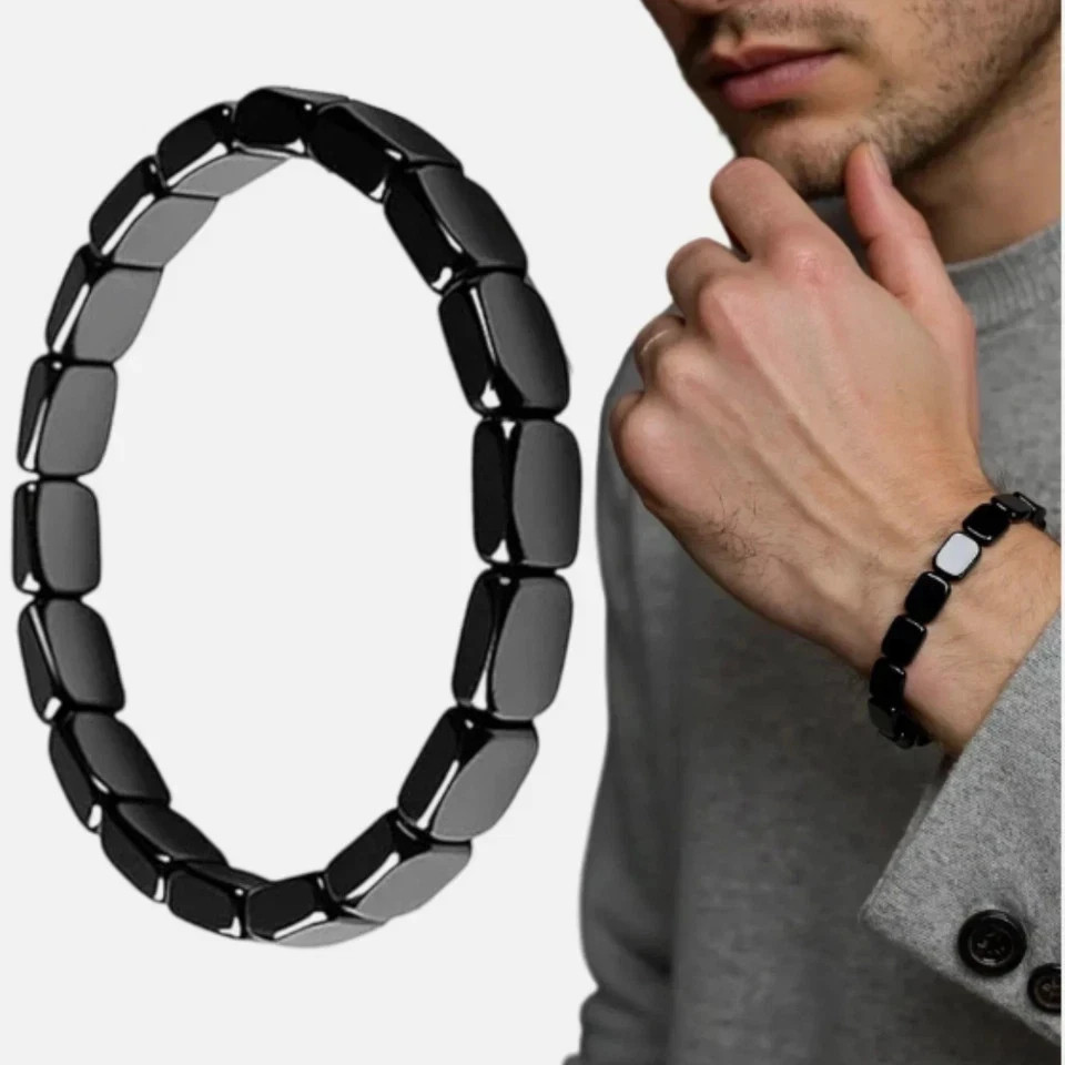 Hemys Hematite Bracelet for Men, 2025 New Hemios bracelet