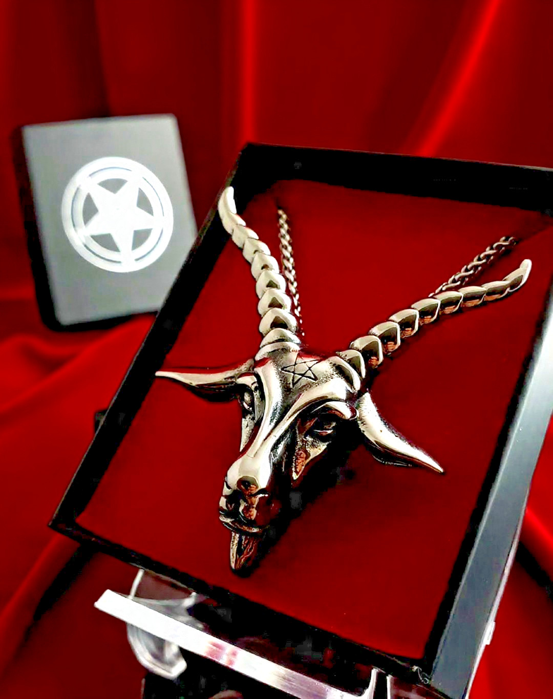 Goat of Mendes Baphomet Pendant Goth Occult Pagan Satan Witchcraft Alt