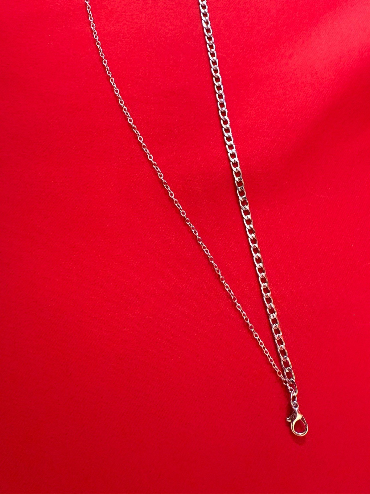14”-16” Adjustable ❤️ Fashion Nova Silver Neck Double Layered Chain