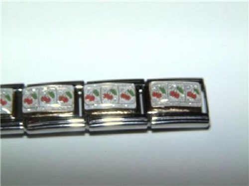 CHERRIES WHOLESALE ITALIAN CHARM 1 Piece 9MM