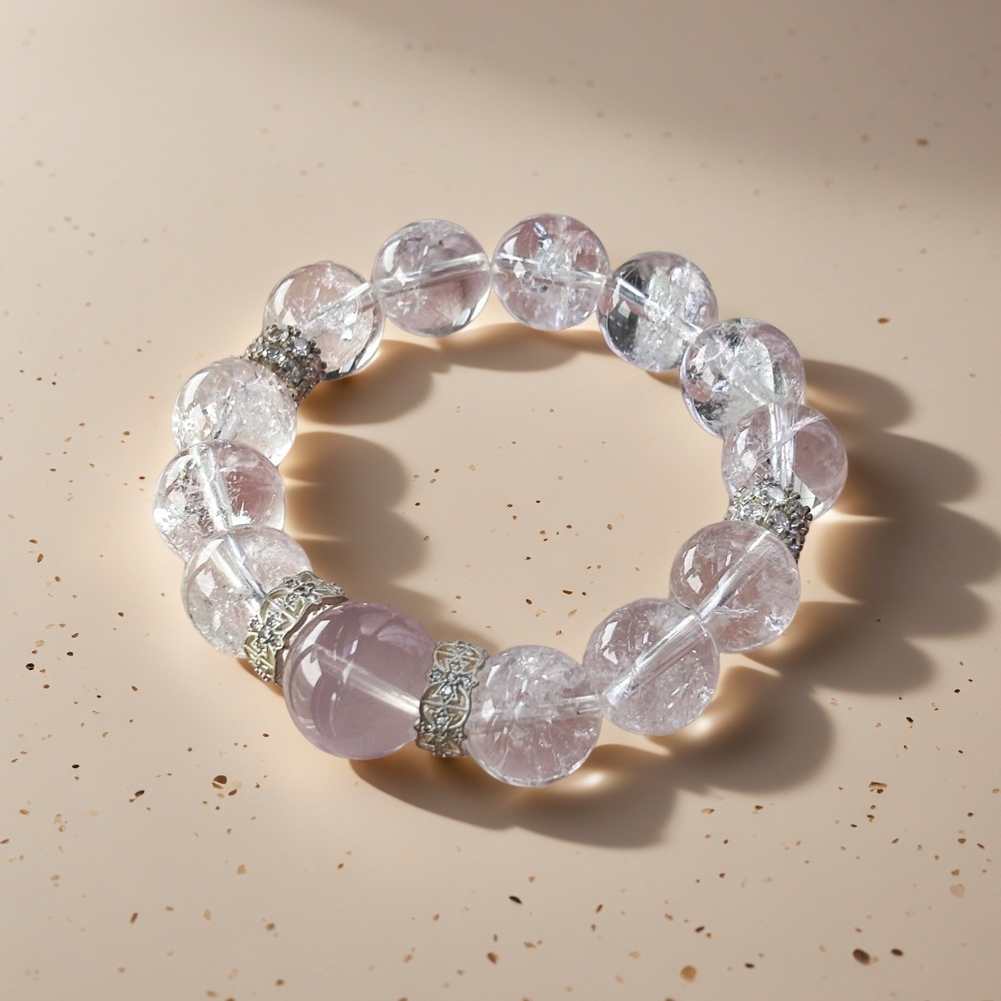 Handmade Natural White Crystal Set: Unleash Inner Clarity & Soothing Ambiance
