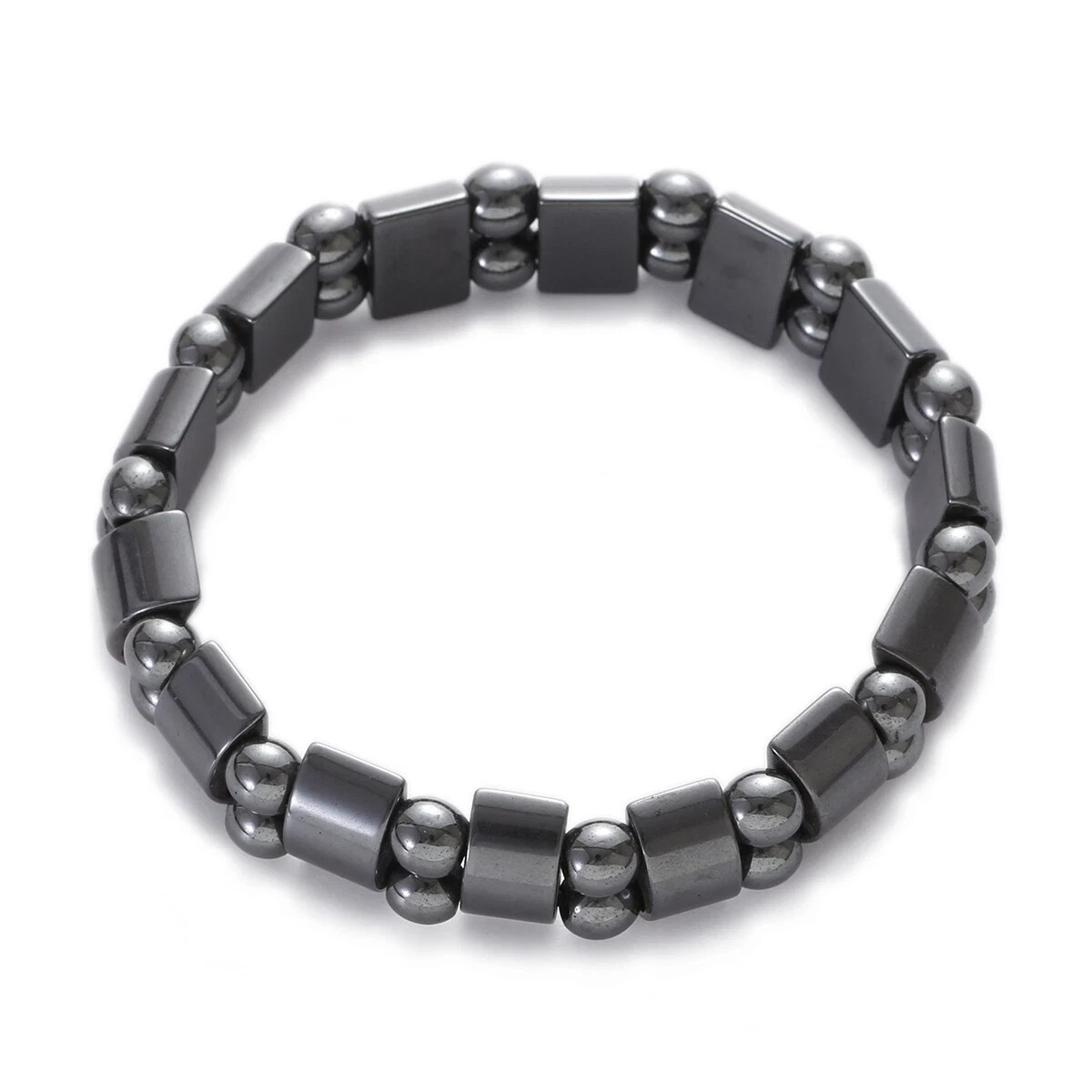 Magnetic Hematite Bracelets Pain Relief Powerfull Elastic Therapy Arthritis Gift