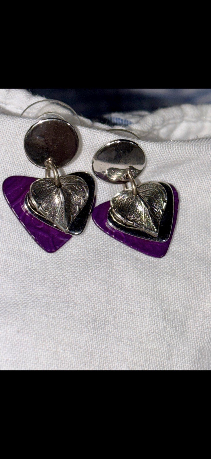 Woman’s Earrings Design By Jody Coyote Measuring 1 1/4 Inch