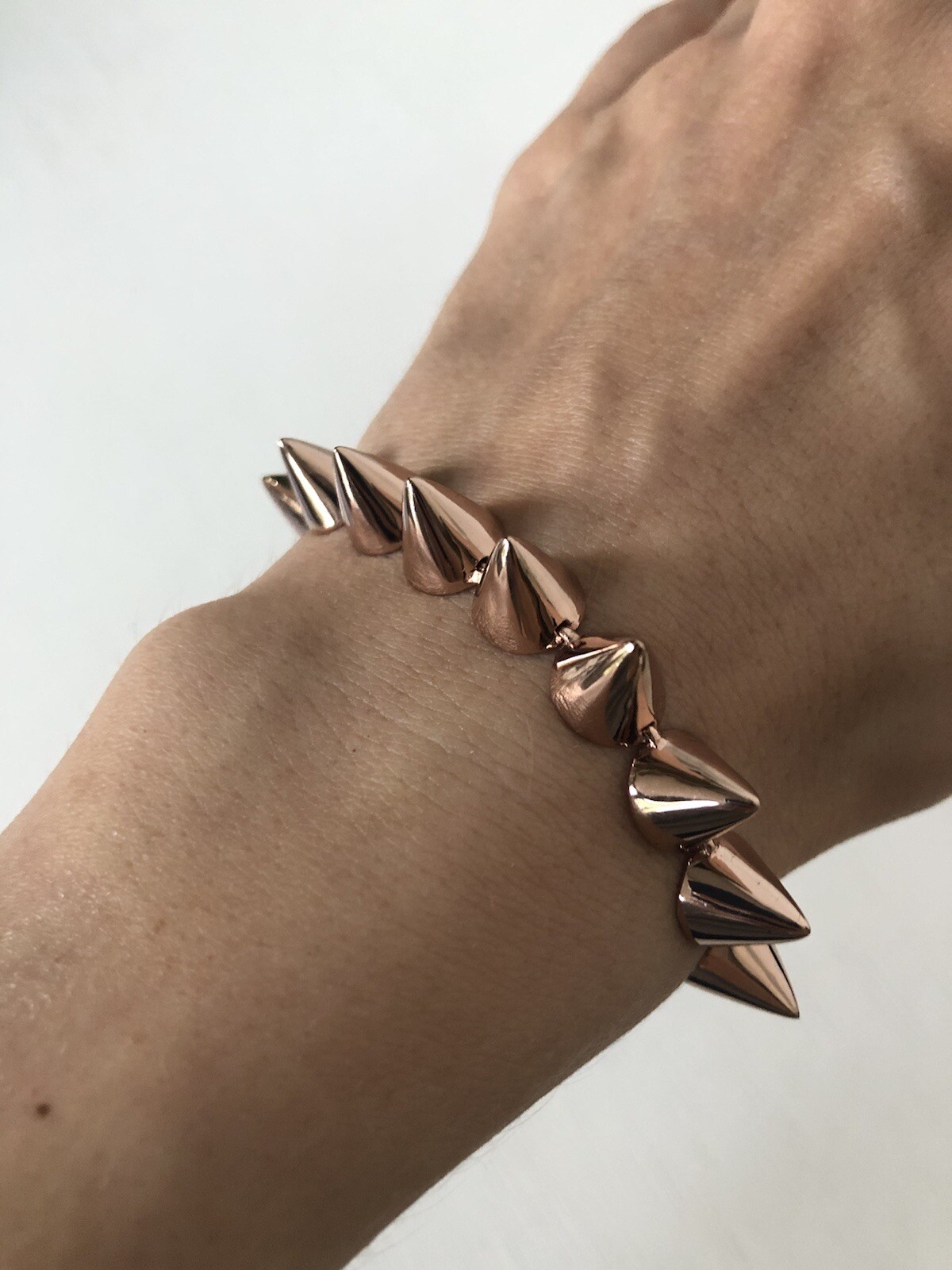 EDDIE BORGO Rose Gold Cone Bracelet – BRAND NEW – RRP £400