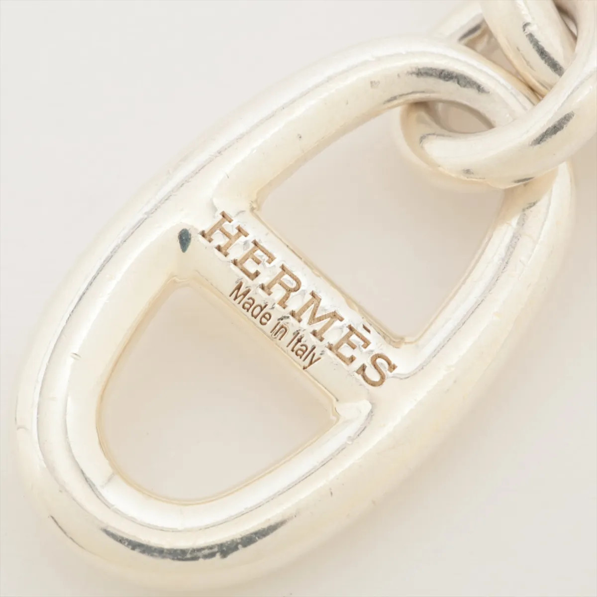 Hermès Chaîne d’Ancre Amulet Necklace 925 9.1g Silver