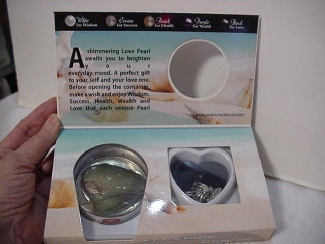 PUKA CREATIONS – “Love Pearl” – 18 KT GP Chain – Never Used/NIB